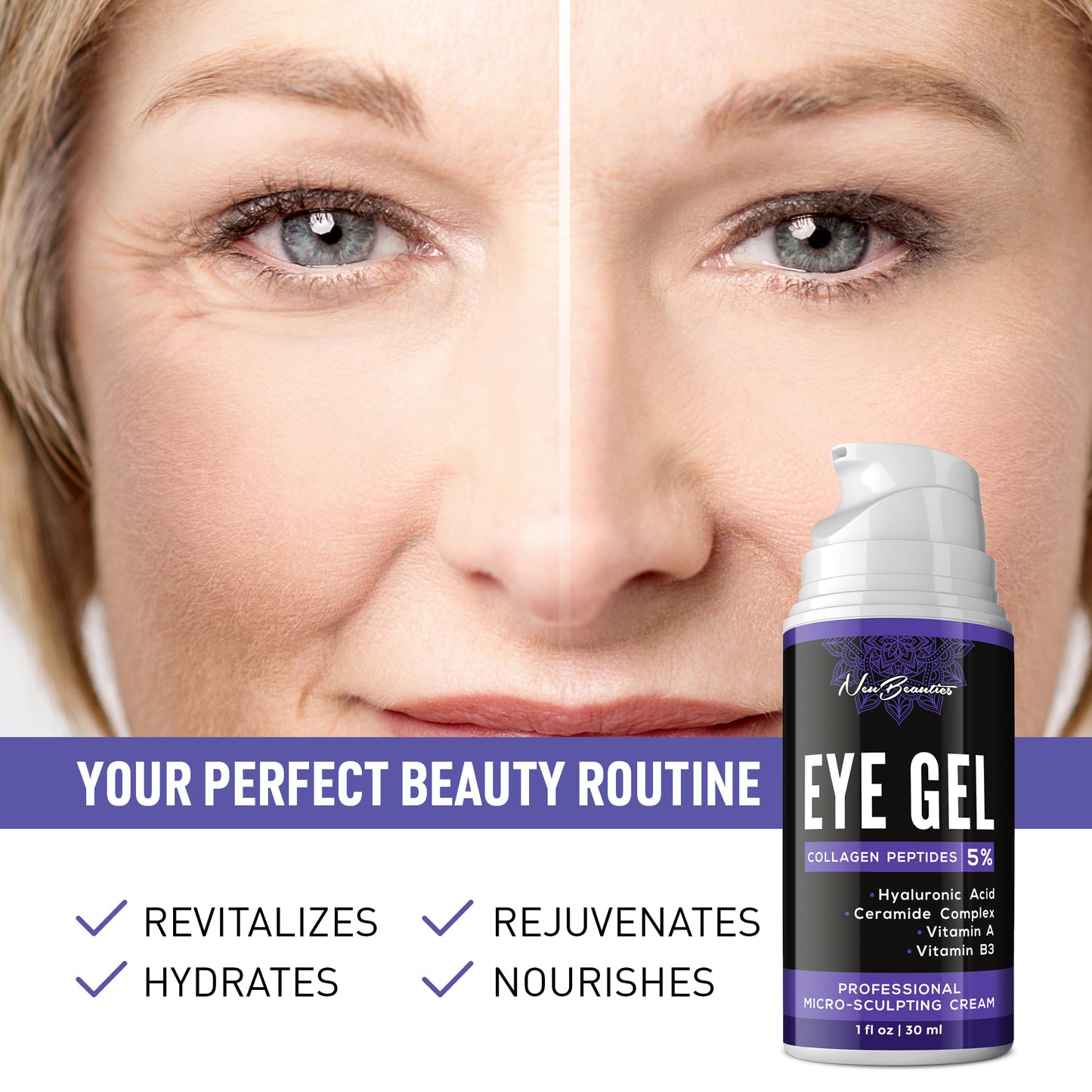 Eye Gel with Collagen Peptides 5%